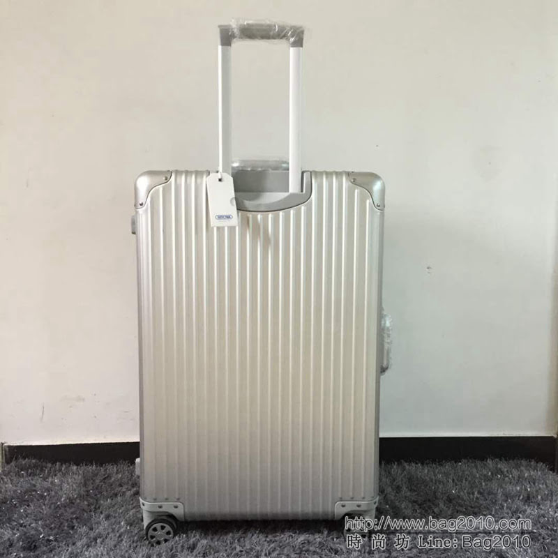 RIMOWA日默瓦 拉箱/拉杆箱Classic flight 系列 全鋁鎂合金 1801經典款 高級手工坊精品 20寸登機箱  xbt1103